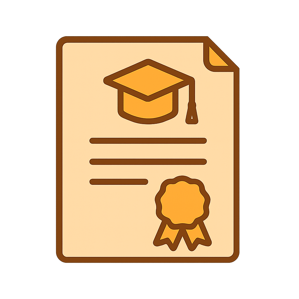 Icône diplôme